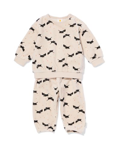 ensemble vêtements velours nouveau-né takkie gris clair gris clair - 33425520LIGHTGREY - HEMA