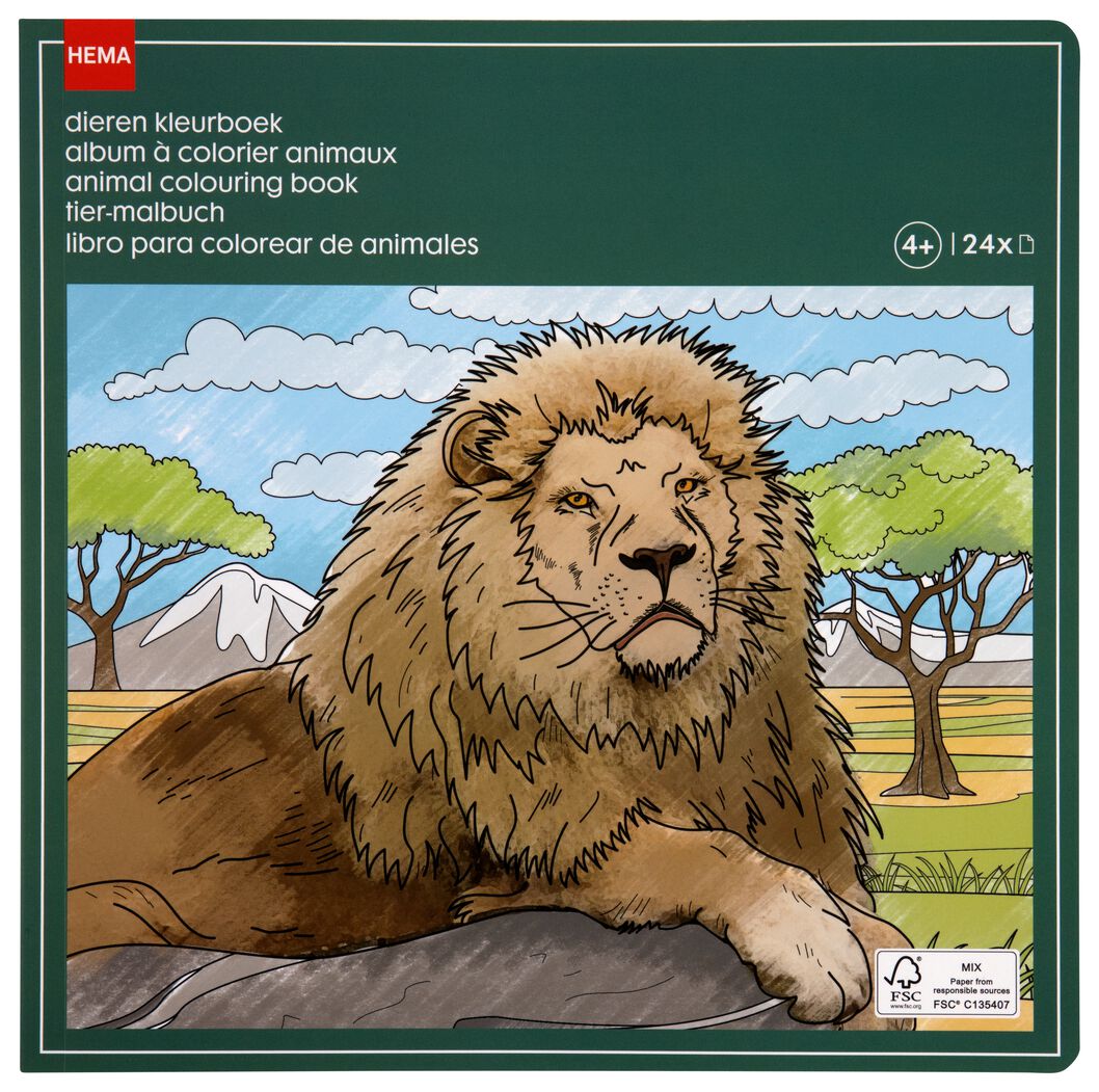 puzzle animaux du zoo 200 pièces - 15920501 - HEMA