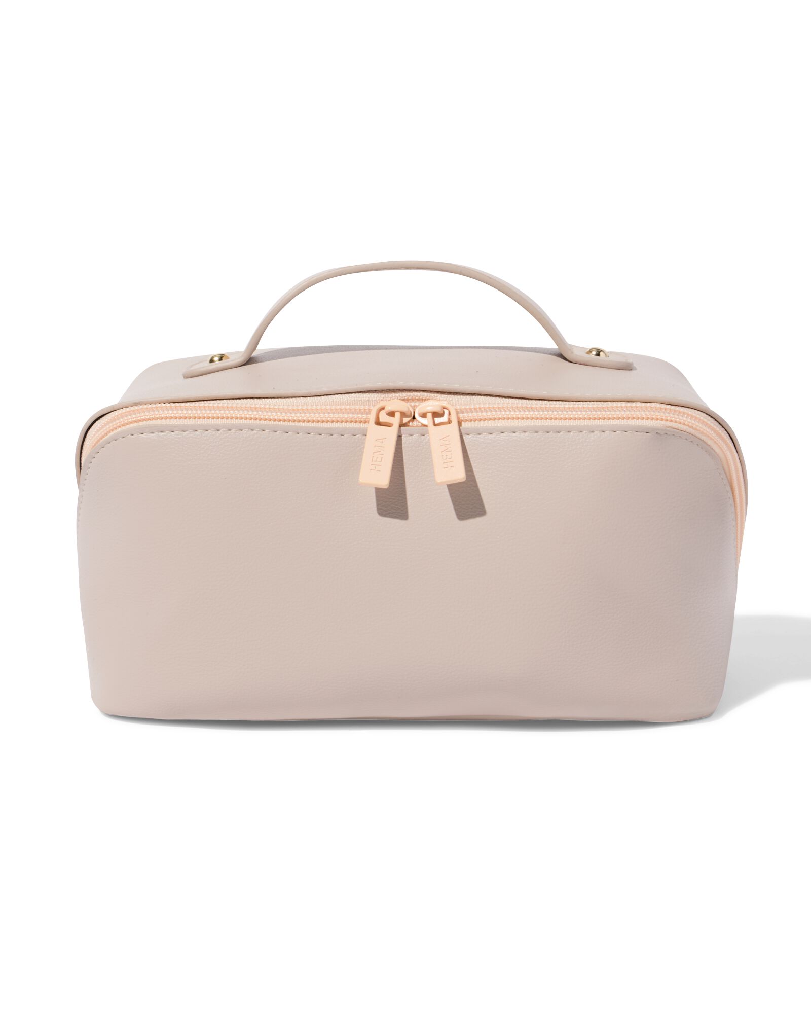 Kulturtasche mit diagonalem Rei&szlig;verschluss 24x12x12  - 11890683 - HEMA