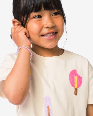 t-shirt enfant crochet&eacute; &eacute;cru &eacute;cru - 30828004ECRU - HEMA