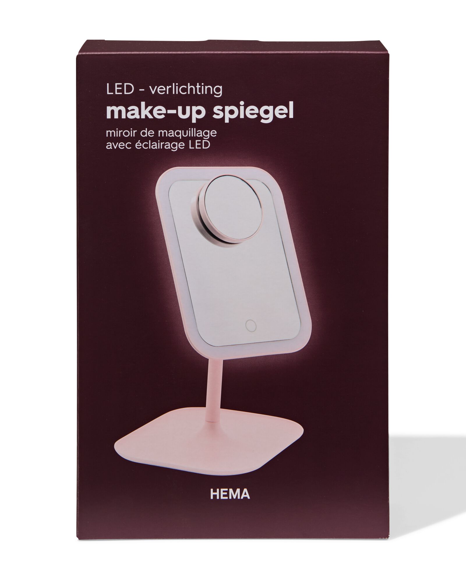 miroir de maquillage avec &eacute;clairage LED - 11200020 - HEMA