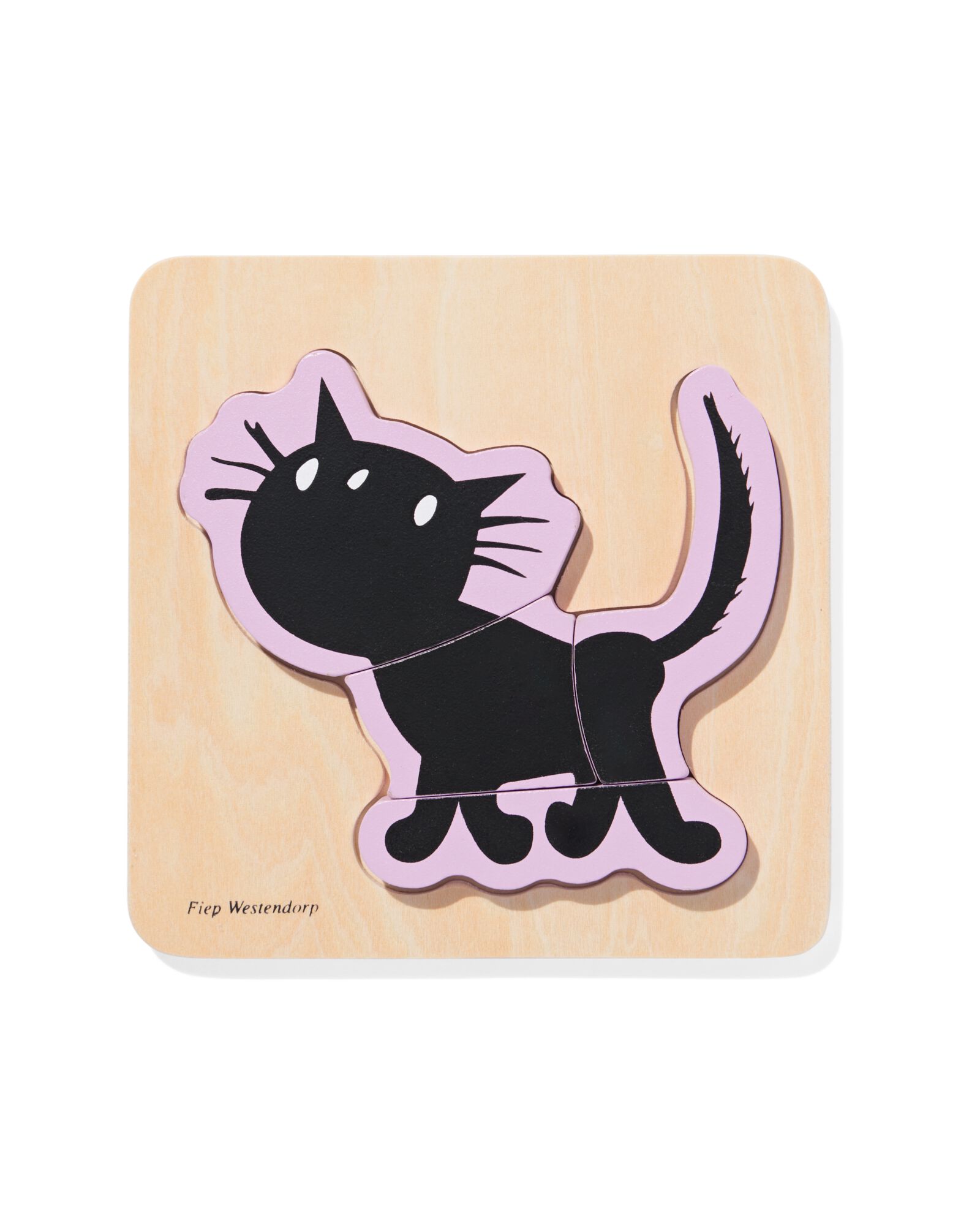 Puzzle en bois de 14 cm Siepie - 15100622 - HEMA