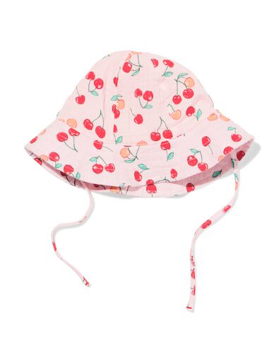 chapeau b&eacute;b&eacute; mousseline fruit rose rose - 33200515PINK - HEMA
