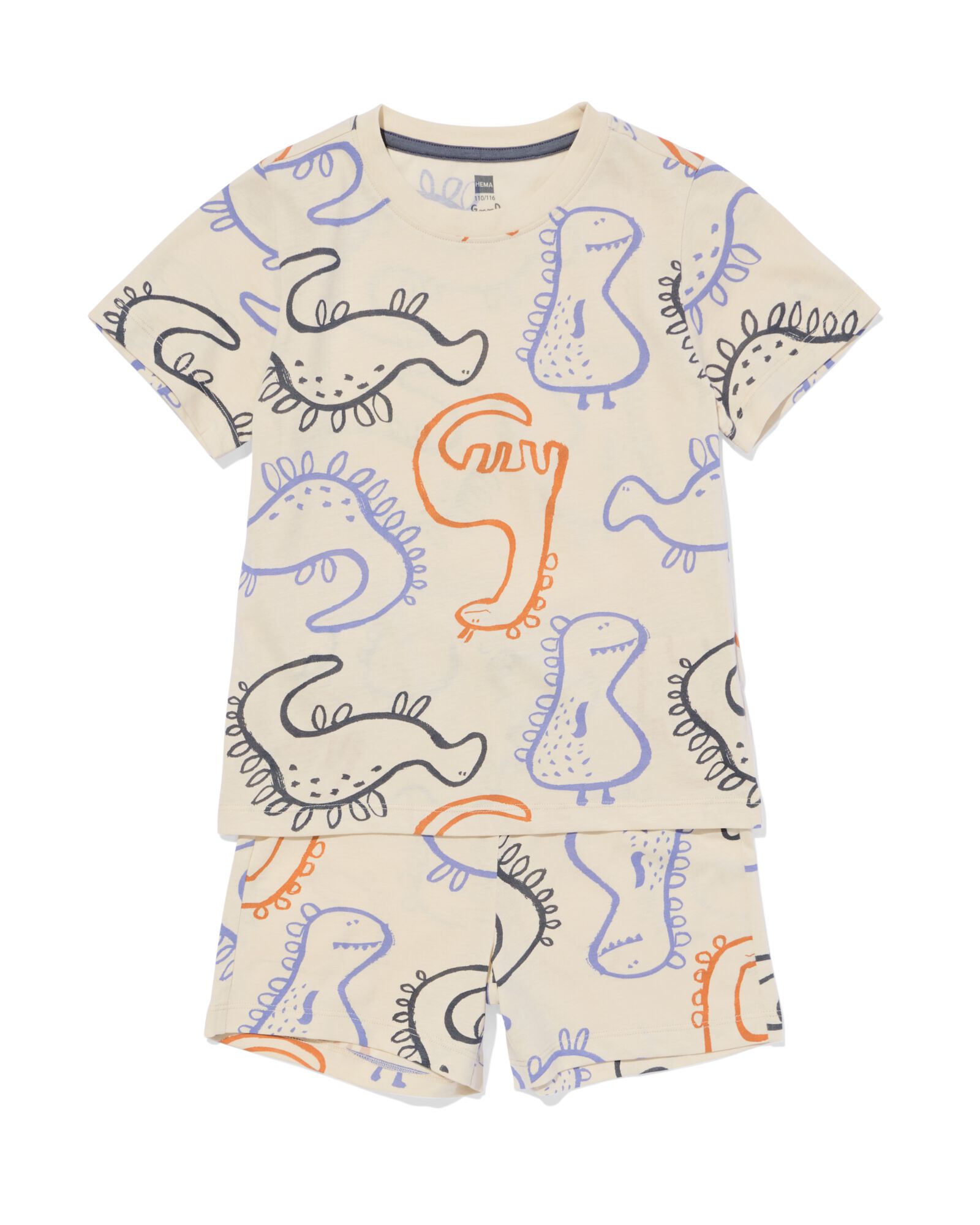 Kinder-Kurz-Pyjama Dino bunt bunt - 23060880MULTI - HEMA