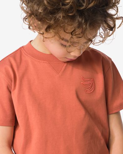 kinder T-shirt lichtbruin lichtbruin - 30715601LIGHTBROWN - HEMA