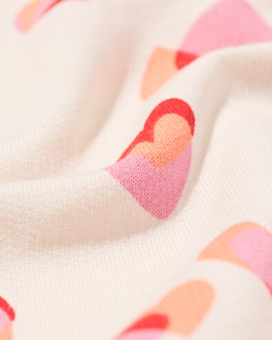 Baby-Bekleidungsset, bequeme Passform, gerippt, Herzen ecru ecru - 33069270ECRU - HEMA