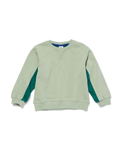 pull colorblock vert - 30788701GREEN - HEMA