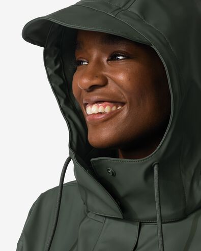damesregenjas groen groen - 34450510GREEN - HEMA