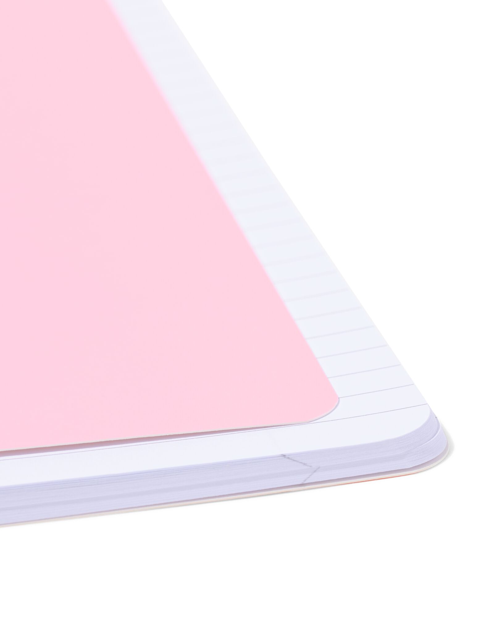 cahiers A5 lign&eacute;s rose &ndash; 3 pi&egrave;ces - 14100243 - HEMA