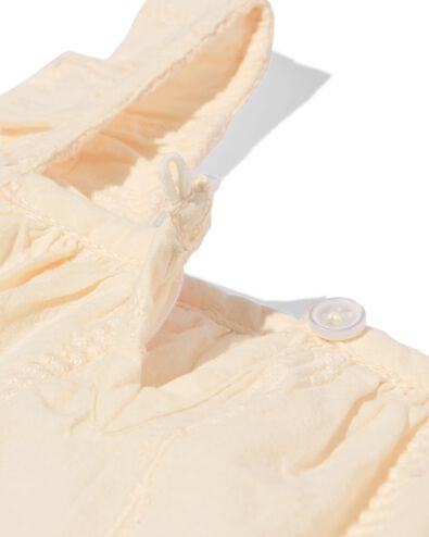 babyjurk A-lijn broderie ecru ecru - 33089970ECRU - HEMA
