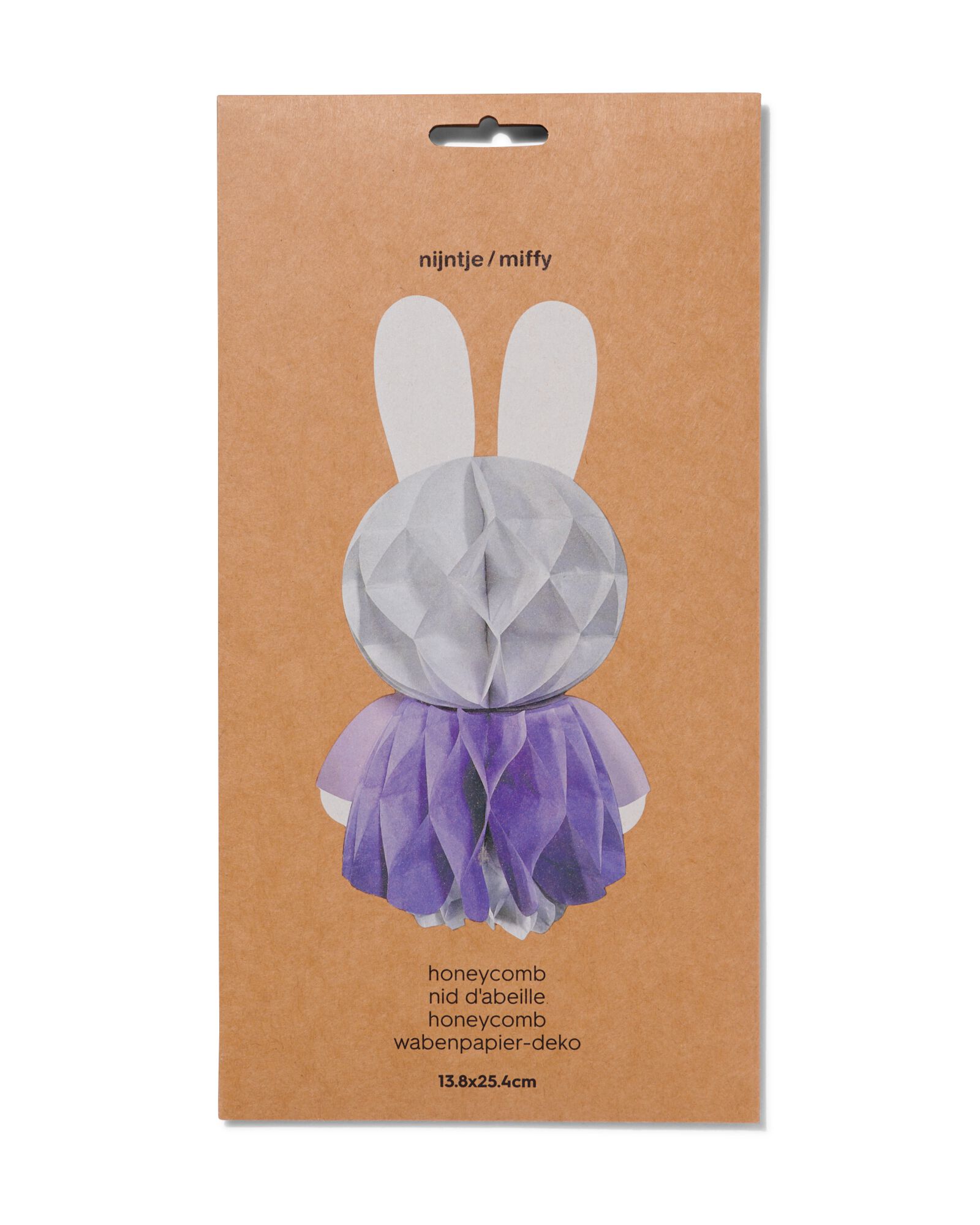 Miffy-Papierwaben-Deko, 13.8 x 25.4 cm - 14210200 - HEMA