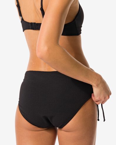 Damen-Bikinislip, verstellbare Schleife schwarz schwarz - 22351360BLACK - HEMA