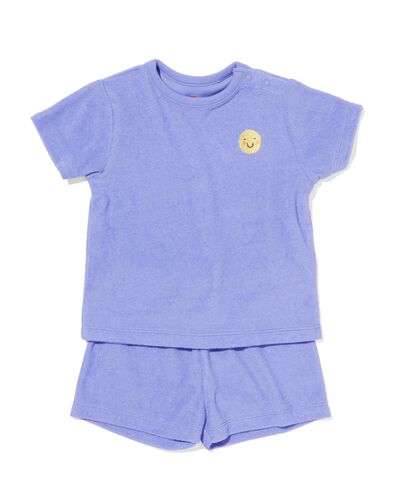 Baby-Pyjama Frottee Lavendel lavendel - 33337740LAVENDER - HEMA