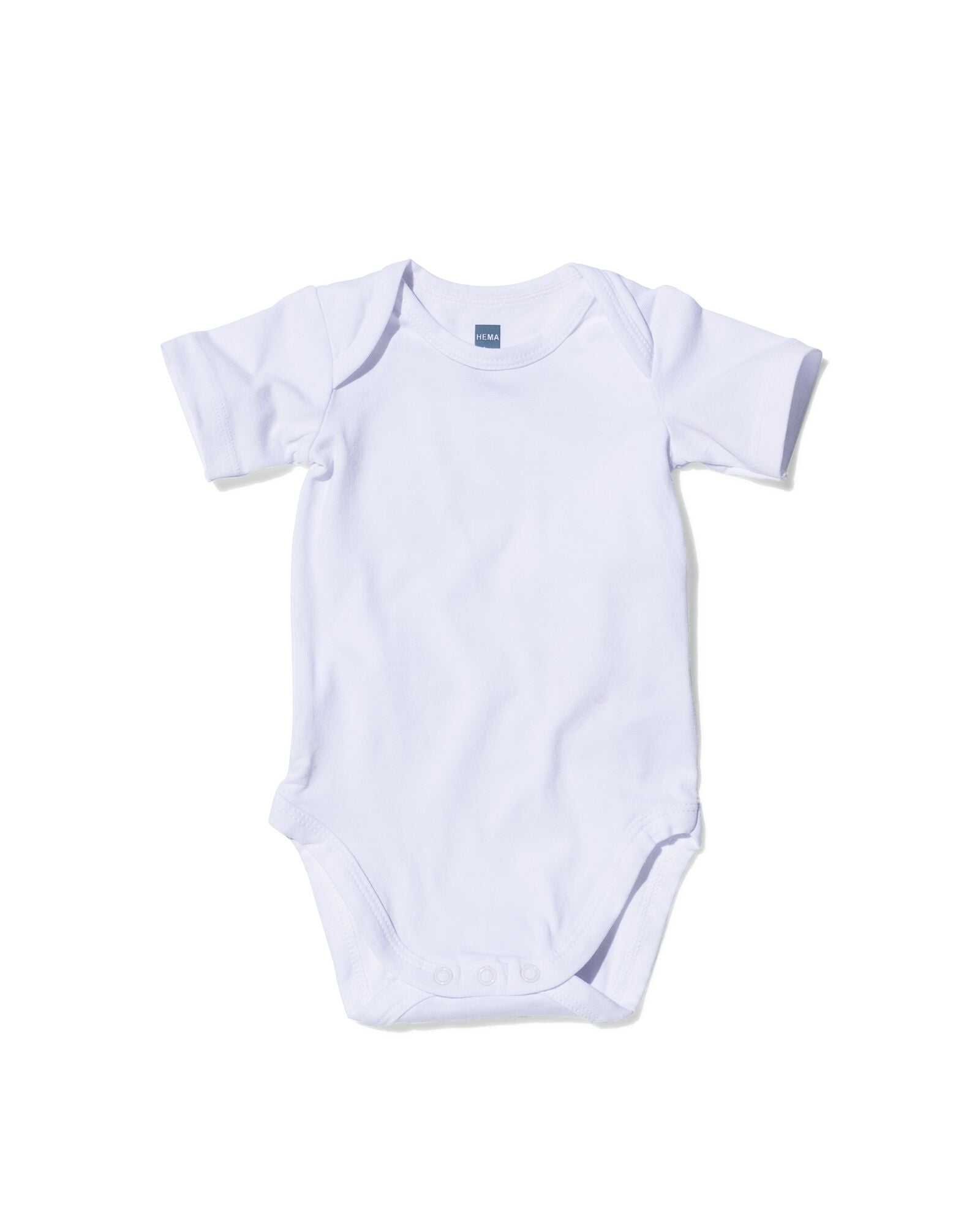 body &ndash; coton biologique stretch - 2 pi&egrave;ces blanc blanc - 1000005201 - HEMA