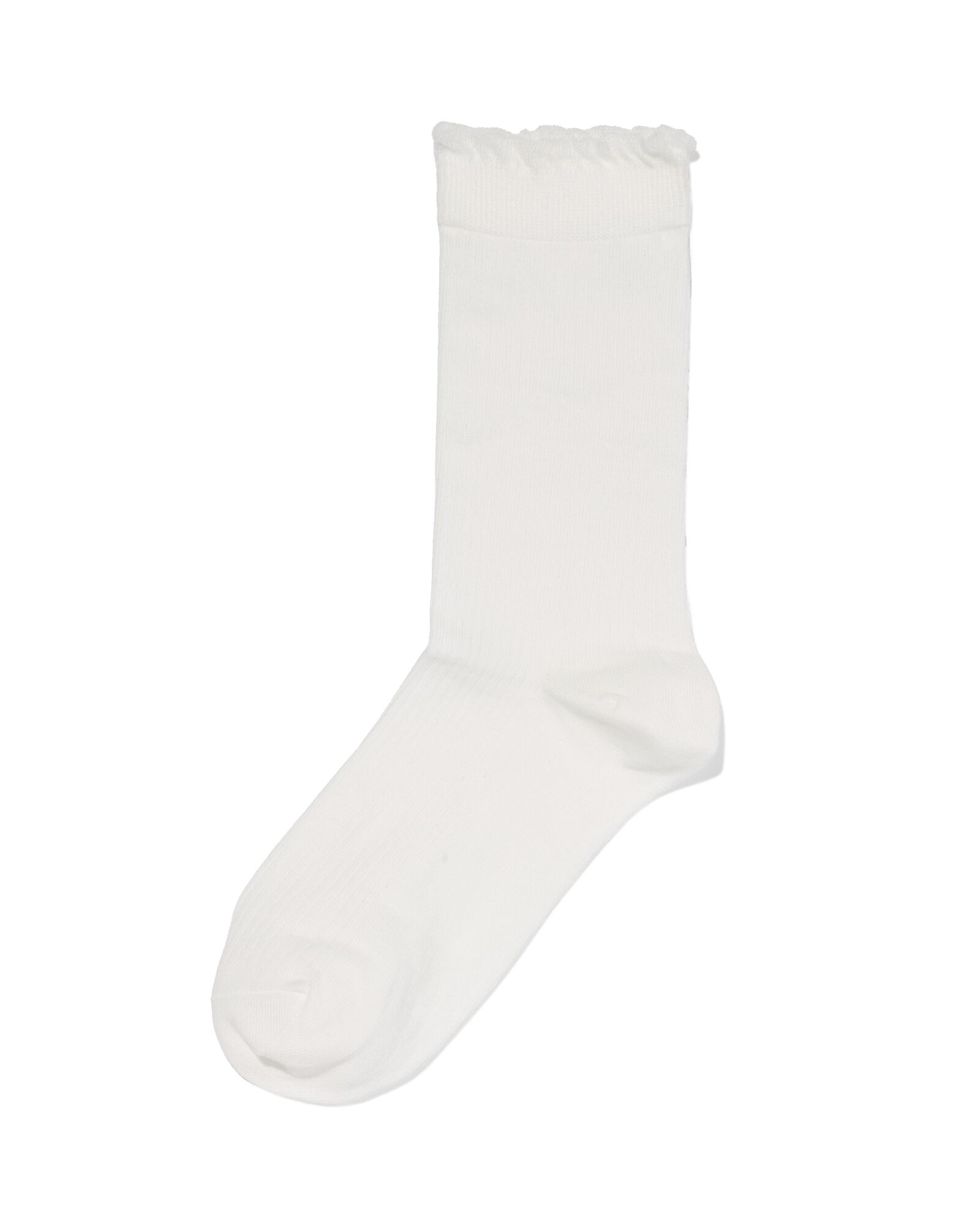 chaussettes femme c&ocirc;tel&eacute;es  beige 39/42 - 4280872 - HEMA