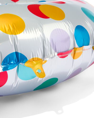 folieballon met confetti XL cijfer 6 - 14200636 - HEMA