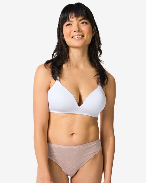 string femme en coton - lot de 2 marron clair marron clair - 19620575LIGHTBROWN - HEMA