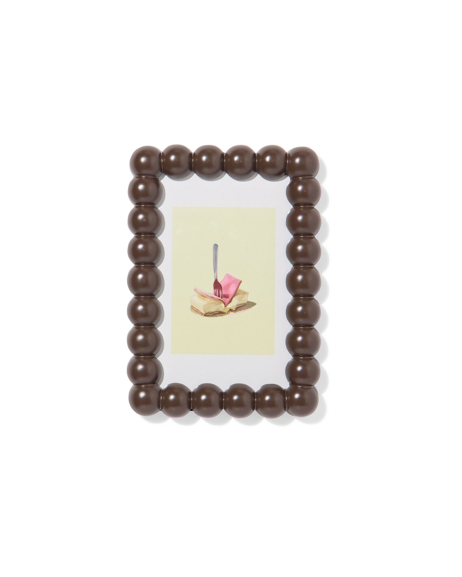 fotokader 10x15cm hout bolletjes - 13626018 - HEMA