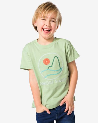 Kinder-T-Shirt,  gr&uuml;n - 30794003GREEN - HEMA