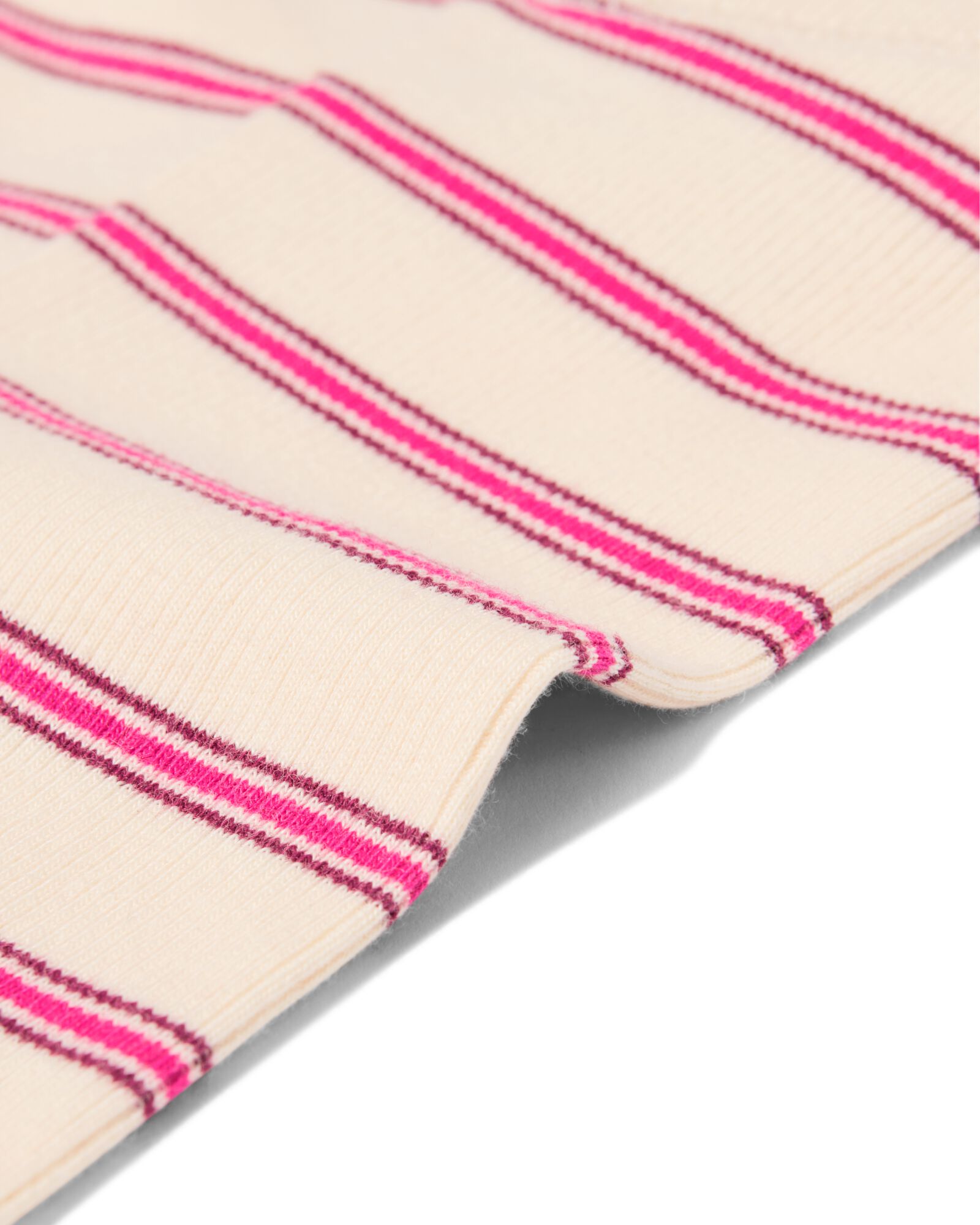 Baby-Leggings zum Mitwachsen, gerippt und gestreift ecru ecru - 33453820ECRU - HEMA
