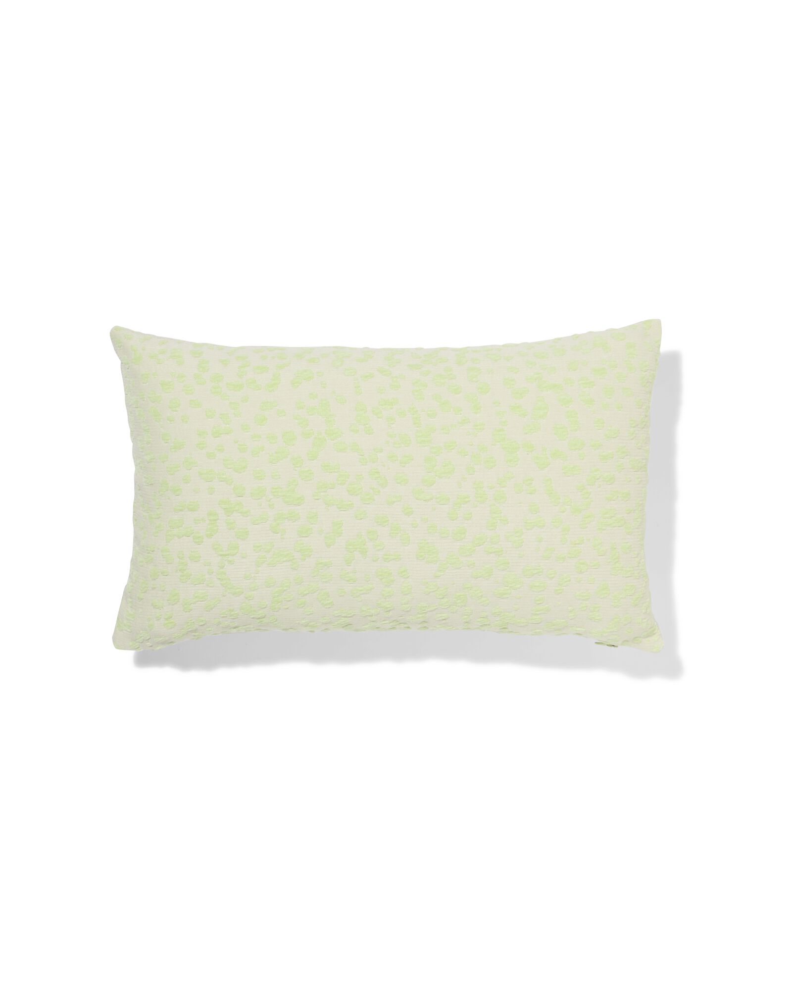 housse de coussin 50x30cm velours pois verte - 7326006 - HEMA