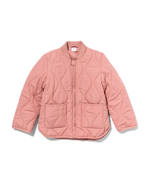 manteau enfant matelassé rose rose - 1000029626 - HEMA