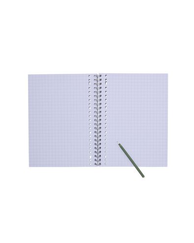 cahiers lilas A4 quadrill&eacute;s 10 mm - lot de 3 - 14120216 - HEMA