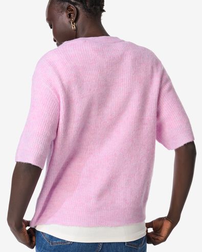 damesvest Grace fijngebreid roze roze - 36302430PINK - HEMA