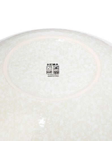 Salatsch&uuml;ssel &Oslash; 21 cm, Trend, Steingut, gesprenkelt, gr&uuml;n - 9650414 - HEMA