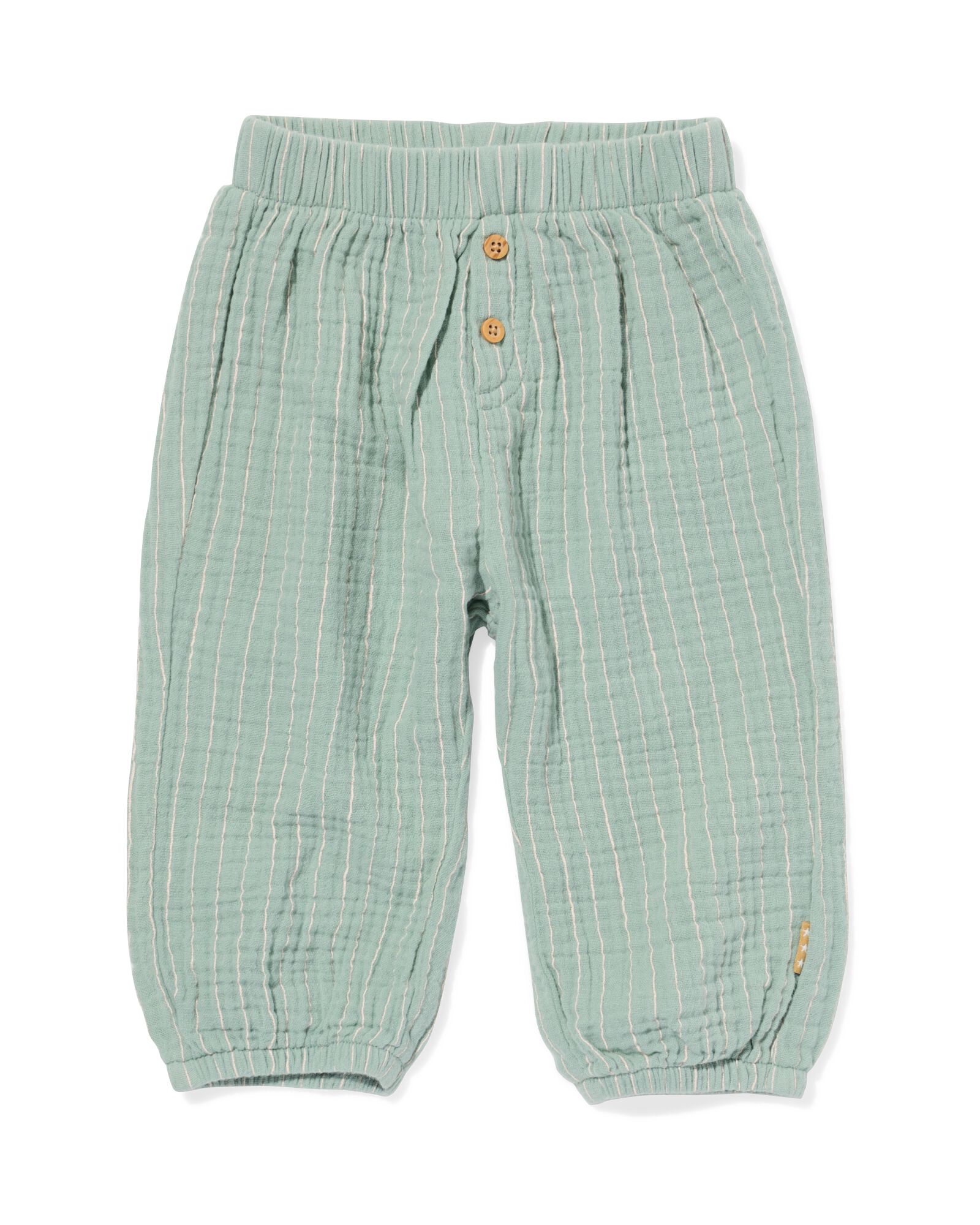 Newborn-Hose aus Musselin gr&uuml;n - 33419220GREEN - HEMA