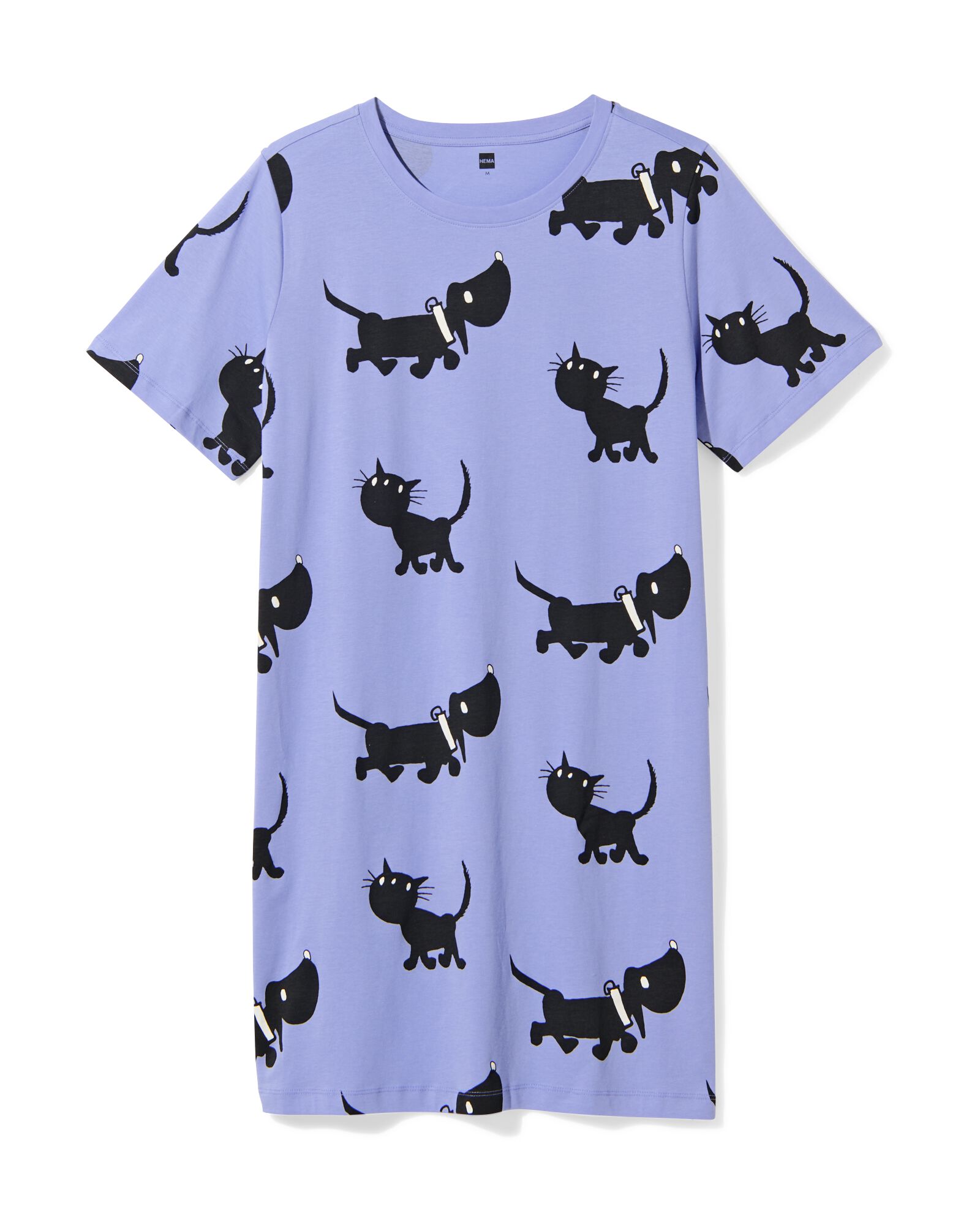 chemise de nuit femme takkie bleu - 23420245BLUE - HEMA