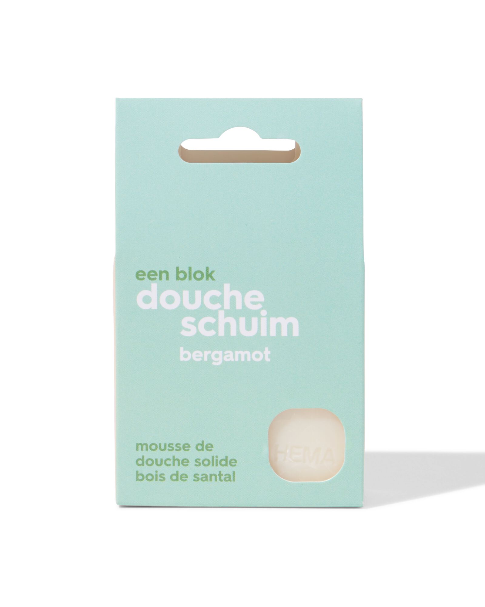 bloc de mousse de douche bergamote 65g - 11300068 - HEMA