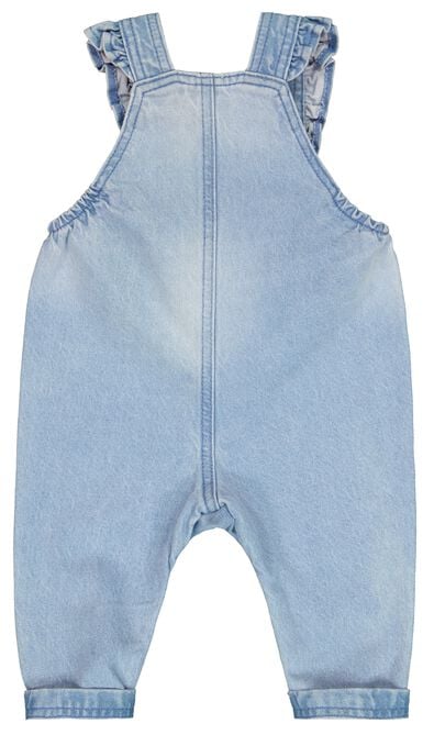 baby jumpsuit denim blauw 62 - 33019031 - HEMA