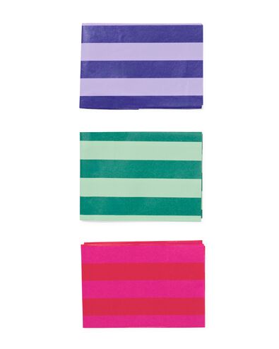 papier de soie &agrave; rayures - 3 pi&egrave;ces - 14700561 - HEMA