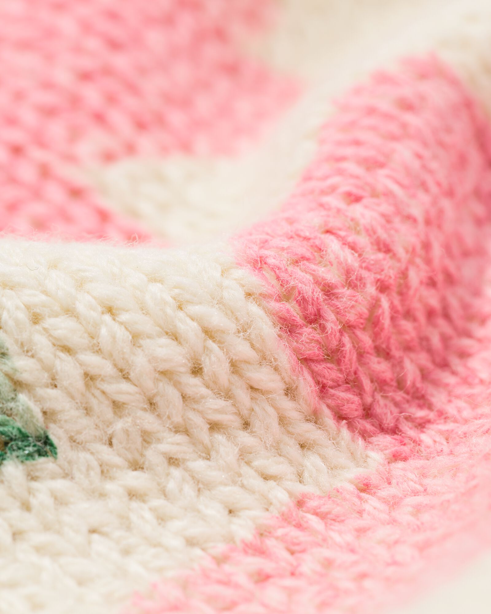 kindertrui bloemen ecru - 30852118ECRU - HEMA