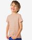 Kinder-T-Shirt, Streifen orange 146/152 - 30785348 - HEMA