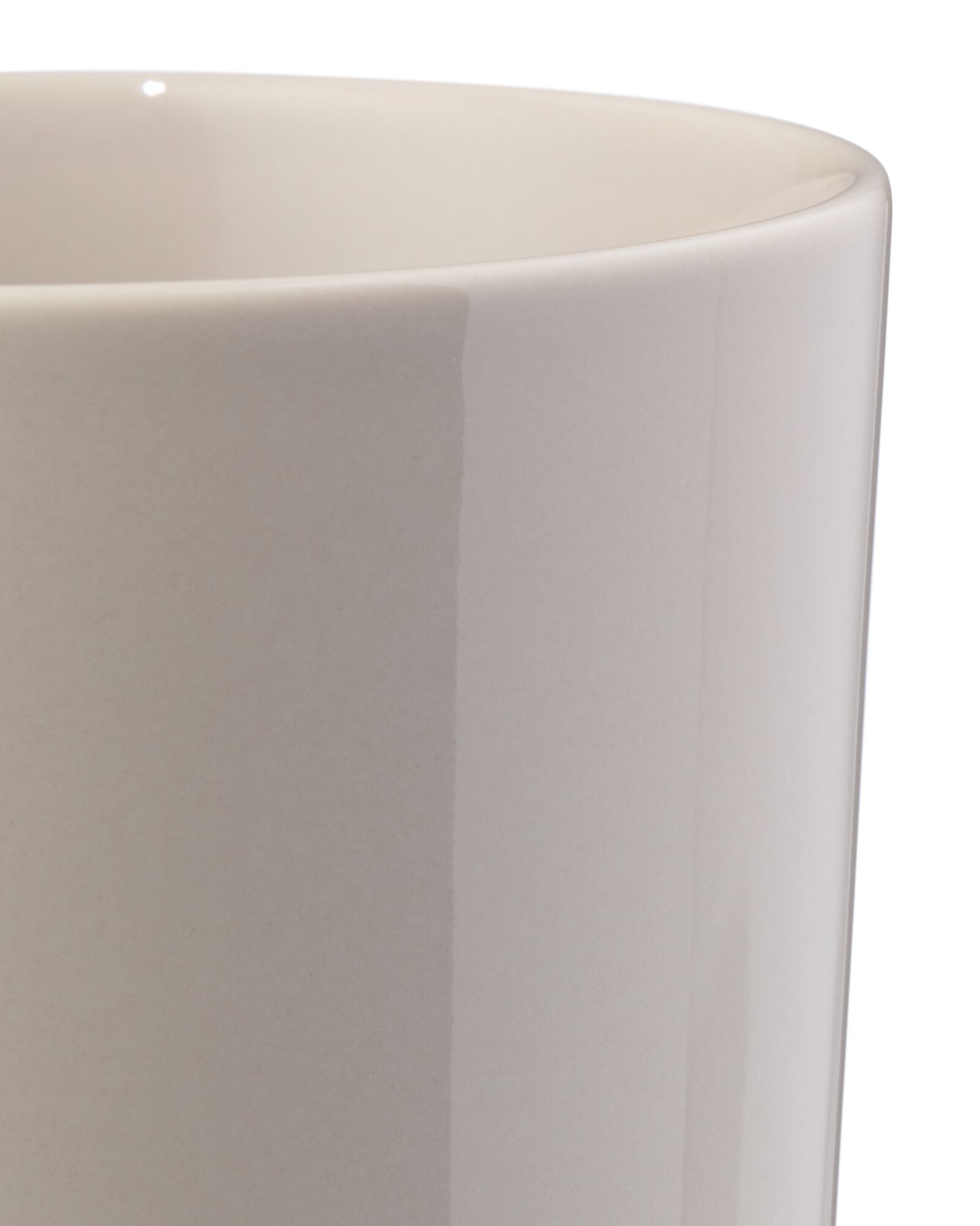 koffiekopje 200ml Knap new bone china grijs - 80660311 - HEMA