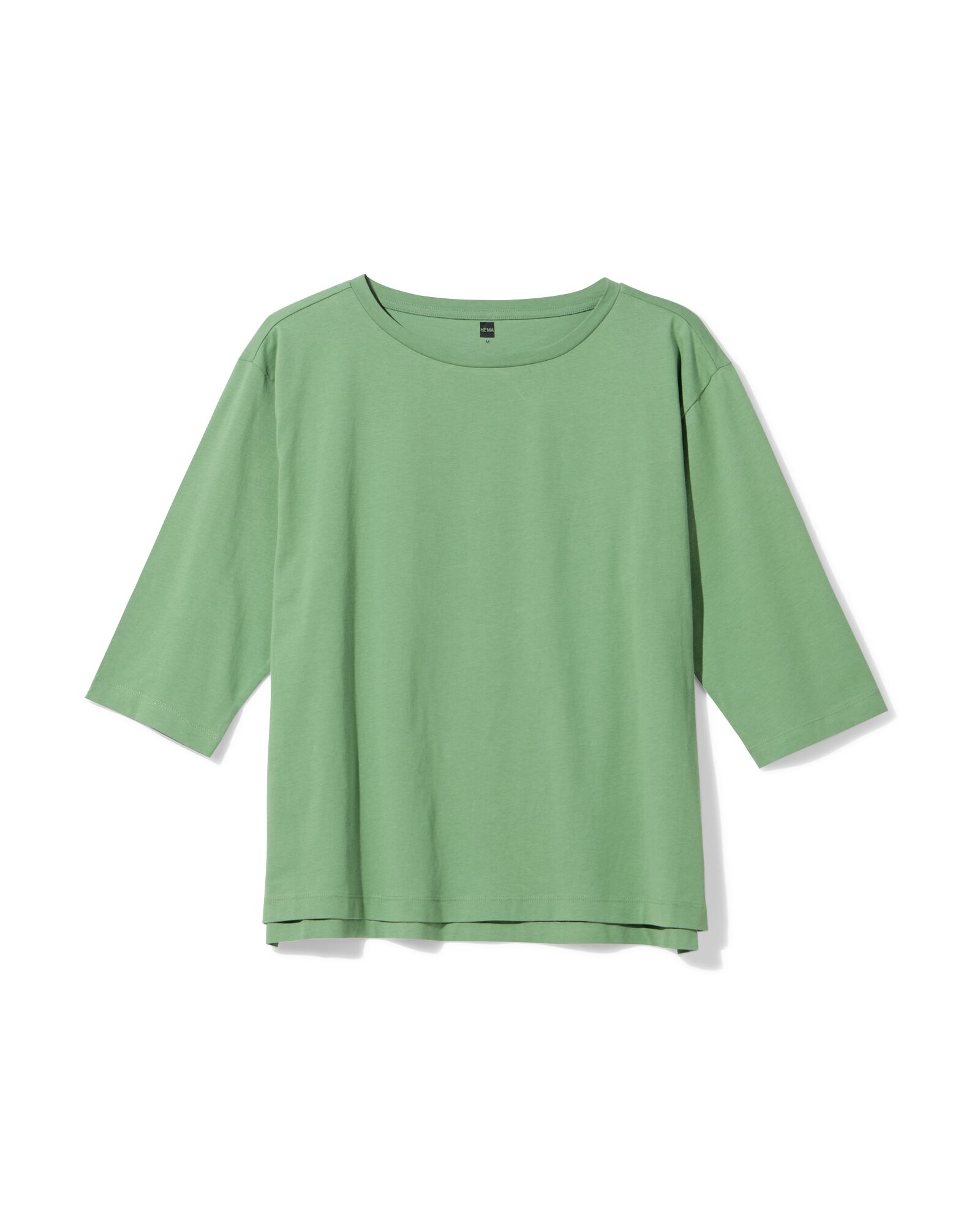 damespyjamatop Tala jersey groen groen - 23401650GREEN - HEMA