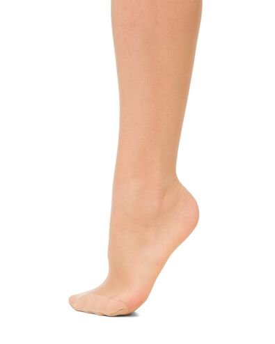 4er-Pack gl&auml;nzende, transparente Strumpfhosen, 20 Denier puder puder - 1000000740 - HEMA