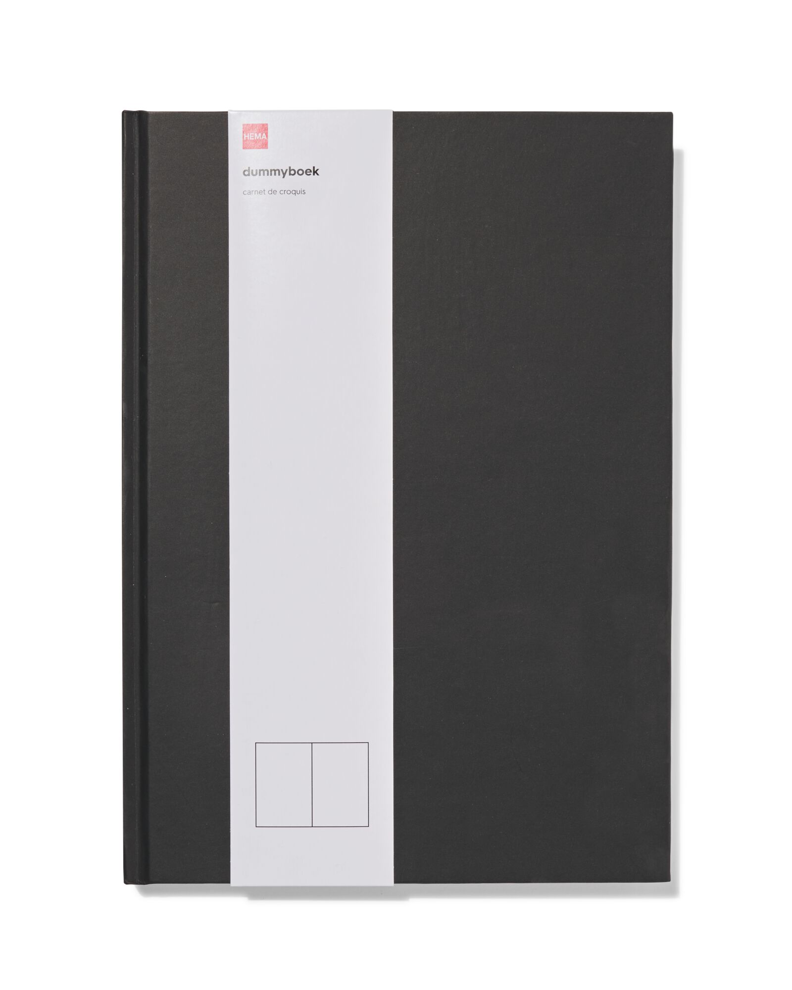 carnet vierge A4 noir - 14130023 - HEMA