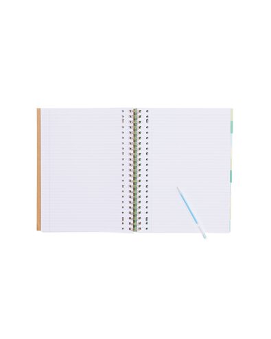 Collegeblock 10-in-1 A4 Blumen - 14106000 - HEMA