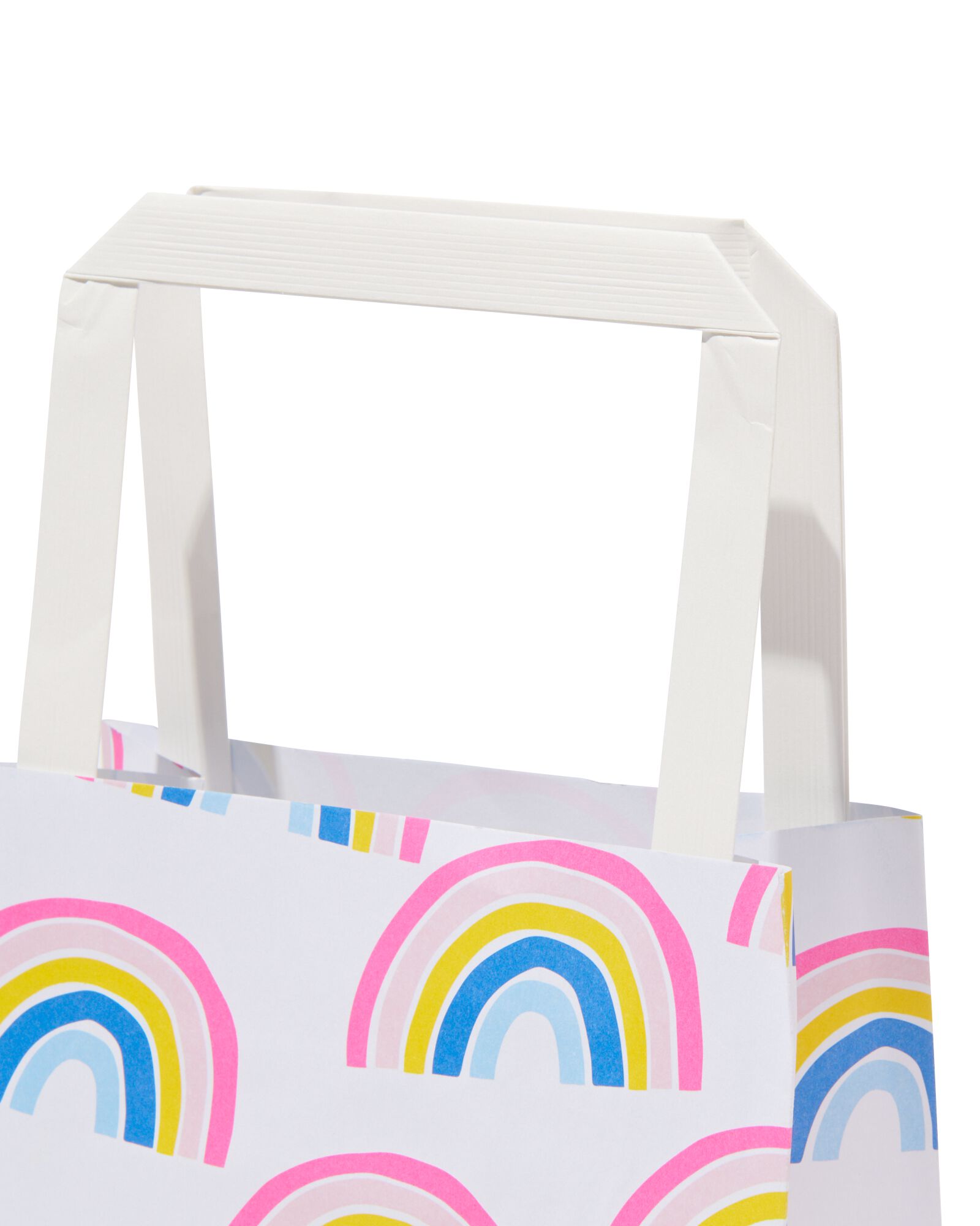 6er-Pack Geschenktaschen, Papier, 13 x 13 x 7 cm, Regenbogen - 14740062 - HEMA