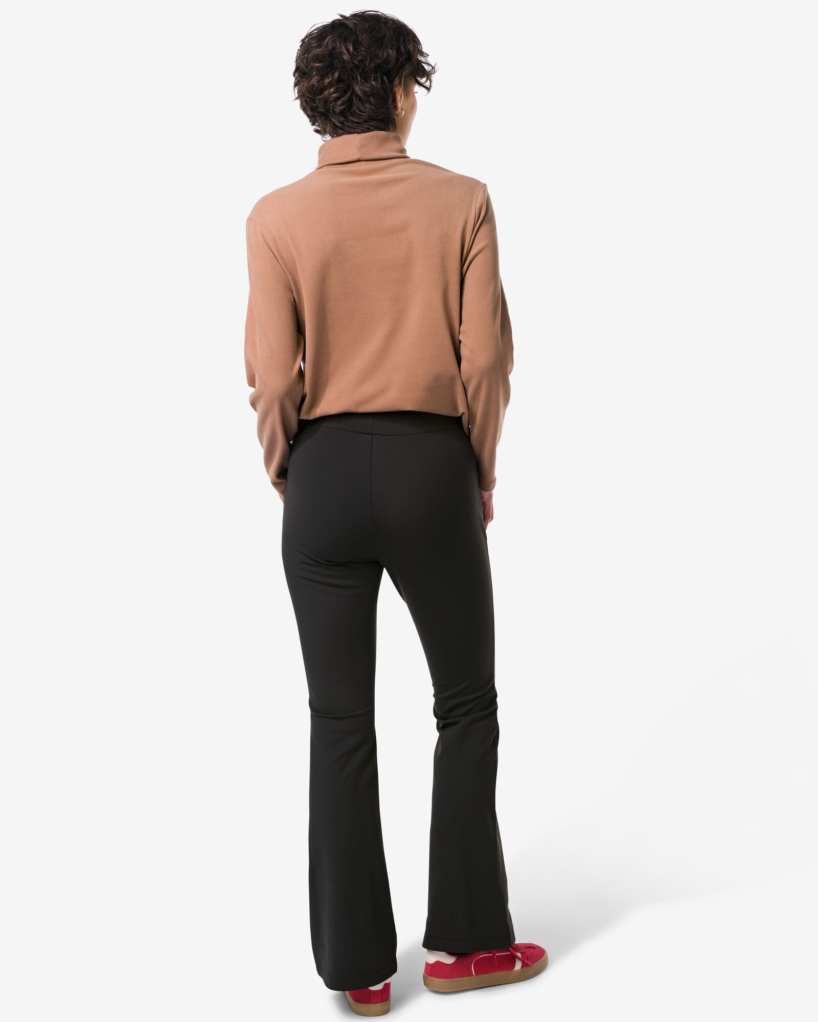 dames thermobroek flared zwart - 36279135BLACK - HEMA