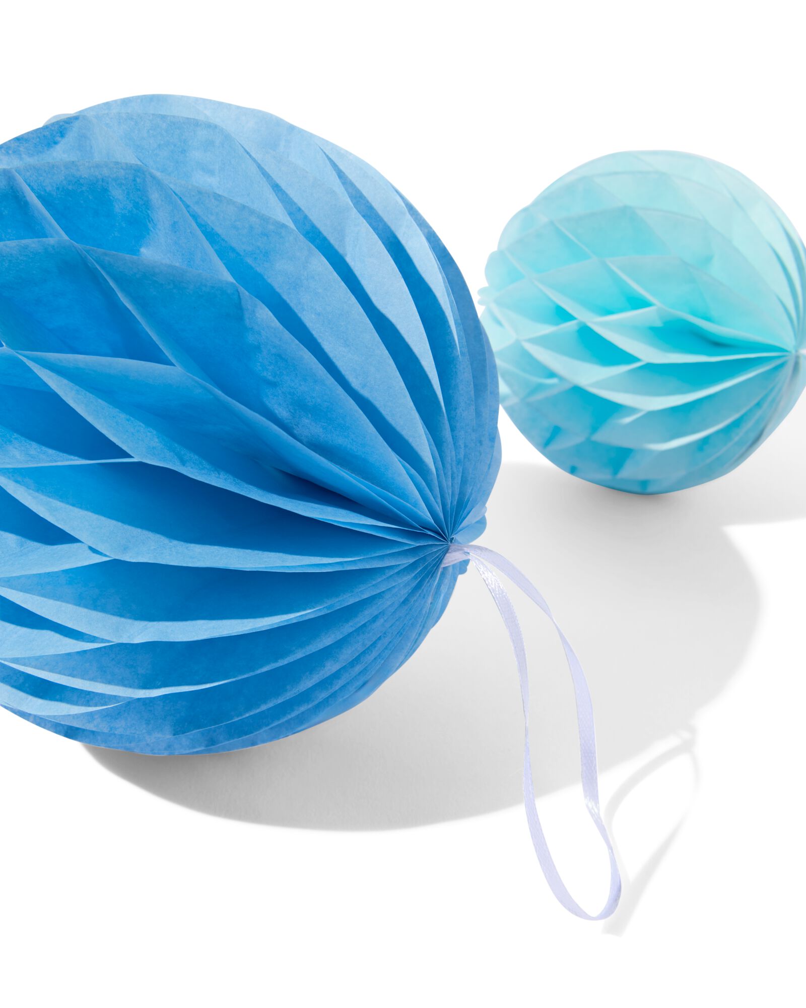 boules nid d'abeille bleues lot de 3 - 14250126 - HEMA