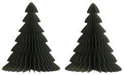 papieren kerstboom 15x12.4 groen - 25170049 - HEMA