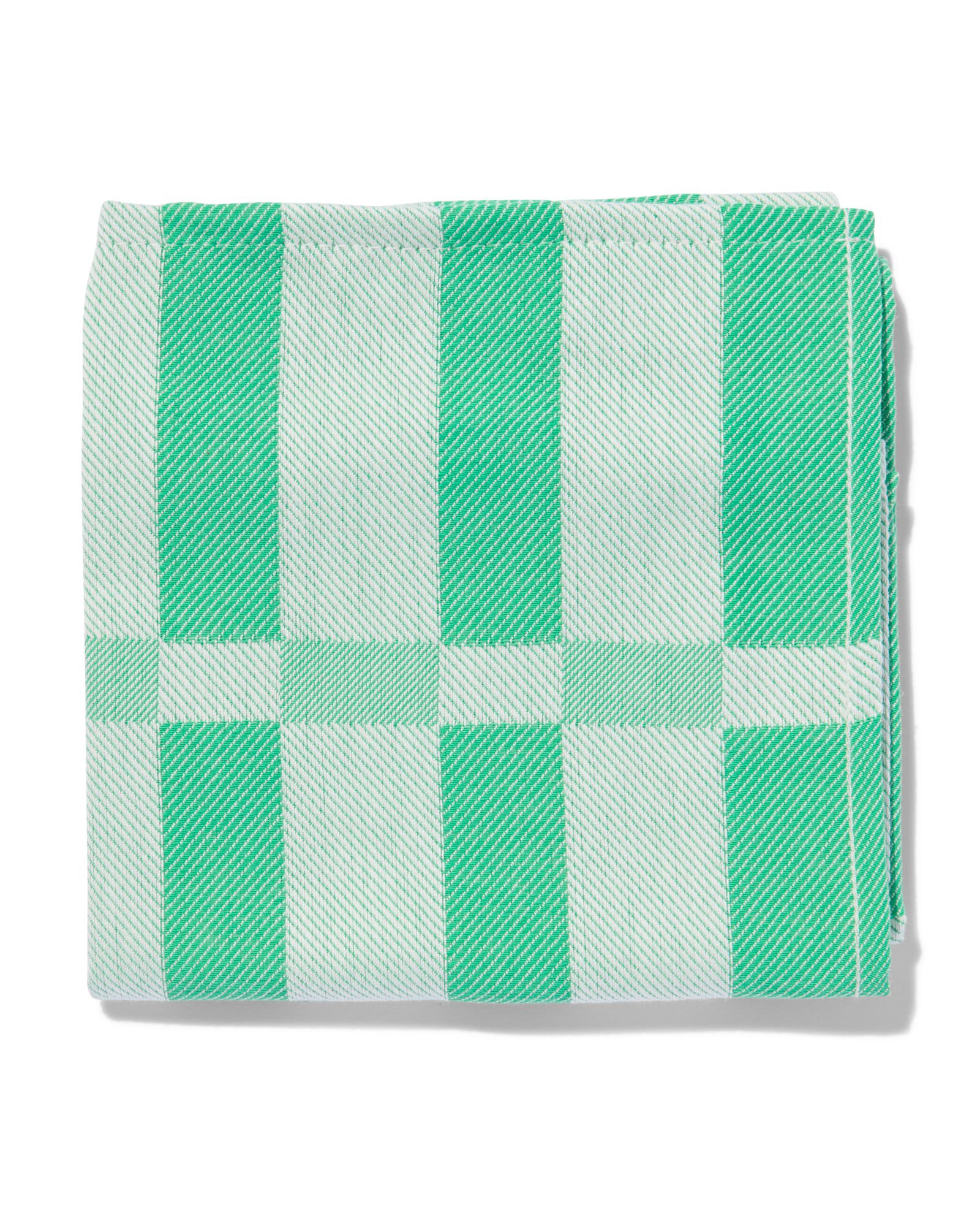 torchon 65x65 coton vert - 5450036 - HEMA