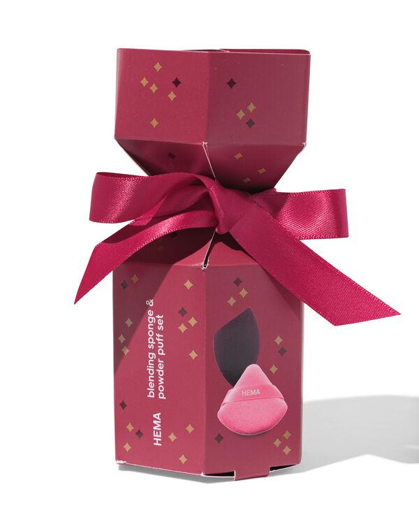 blending spons en poederdons set  - 11200019 - HEMA