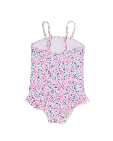 kinderbadpak bloemen lila lila - 22260420LILAC - HEMA