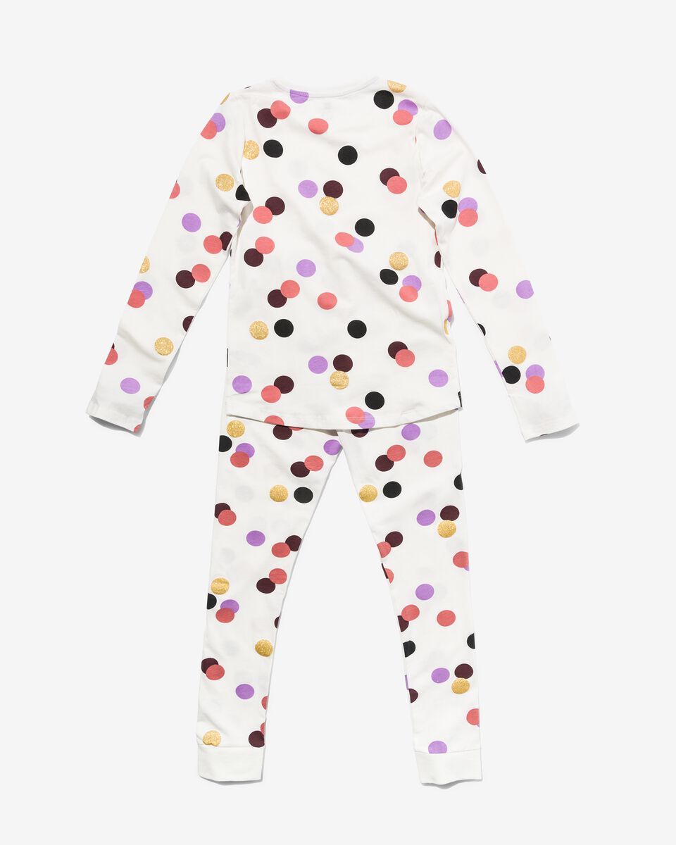 Kinder-Pyjama, Punkte eierschalenfarben - 1000024689 - HEMA