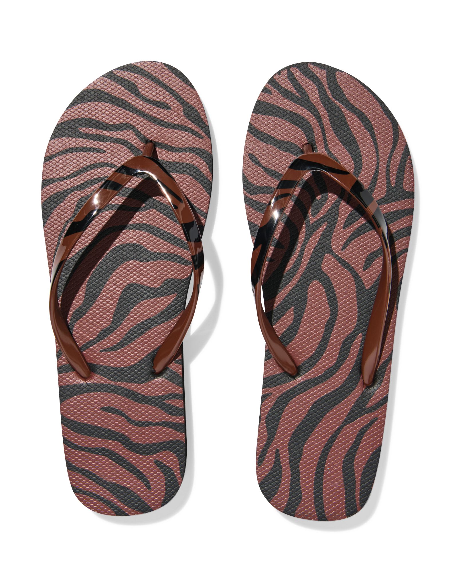 damesteenslippers zebra multi multi - 34800090MULTI - HEMA